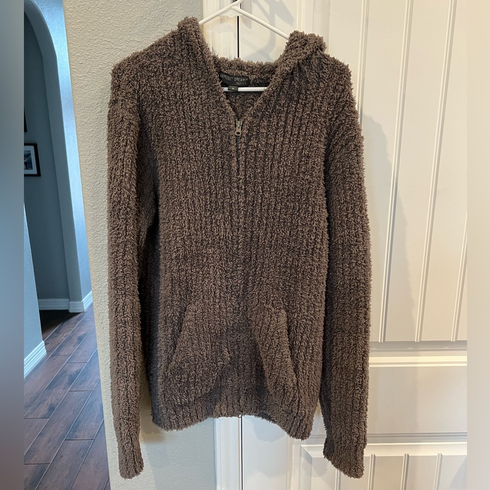 Barefoot dreams Cozychic jacket with hoodie